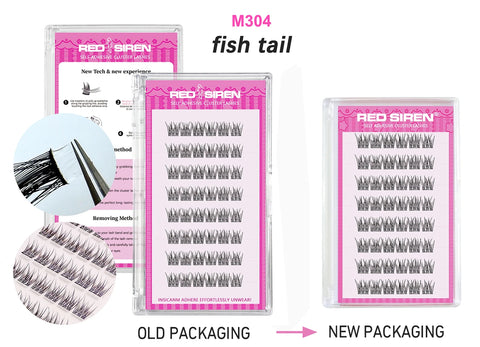 Self Adhesive Bottom Lashes No Glue Needed Reusable Under Eyelash Korean / Makeup DIY Individual Manga Lash Clusters