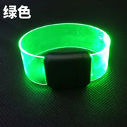 Silicone Sound Controlled LED Light Bracelet Led Light-emitting Bracelet Light Band Entertainment Party Wristband Halloween Belt