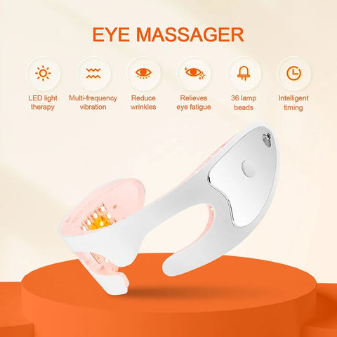 Eye Massager Hot Compress Eye Fatigue Relief Massager Vibration Massage Eye Relaxation Massager