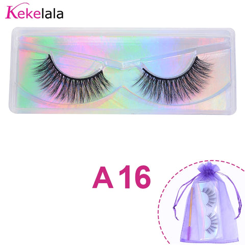 Wholesale 3D Mink Lashes Natural Wispy False Eyelashes Makeup Beauty Lashes in Bulk Volume Cilia Set
