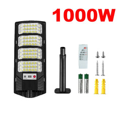 500000LM 1000W Outdoor Solar Light With Motion Sensor Solar Charging Garden Lamp Super Bright LED Solar Lighting For Street Yard