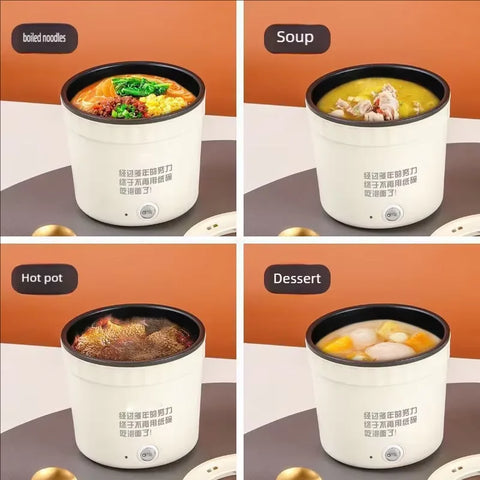 Home Student Dormitory Small Electric Cooker Electric Cooker Multifunctional Electric Cooker Small Mini Instant Noodles Pot