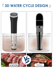 Wancle 1100W Sous Vide Cooker LCD Touch Immersion Circulator Accurate Cooking IPX7 Waterproof Vacuum Cooker with Digital Display