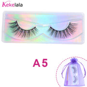 Wholesale 3D Mink Lashes Natural Wispy False Eyelashes Makeup Beauty Lashes in Bulk Volume Cilia Set