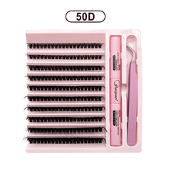 DIY Lashes Extension Kit Eyelashes 200 PCS Clusters Lash Bond and Seal Makeup Tools for Gluing  Lashes Gluing Glue  Accessories