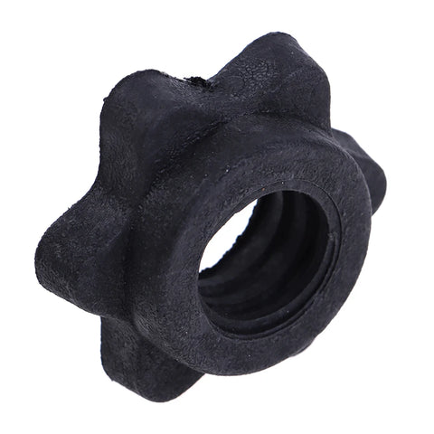 Environmentally friendly cement dumbbell accessories hexagonal nut screw cap 25mm cm plastic black nut star nut