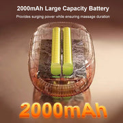 Fascia Gun Muscle Massager Gun High Frequency Back Waist Massage Machine Six-head Body Shoulder Professional Fascia Massage Gun