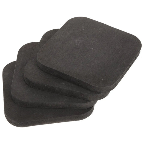 4 Pcs Shock Absorbing Pad Treadmill Mat Exercise Equipment Mat Rubber Gym Flooring Pads Under Treadmill Workout Pads Yoga Mats