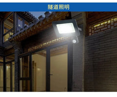 LED Floodlights 100W 50W 30W 20W 10W PIR Motion Sensor IP66 Waterproof LED 220V Hanging Exterior Outdoor Wall Lamp Spotlight
