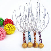 Octopus Head Massager Scalp Massager Relaxation Relief Body Massager Remove Muscle Tension Tiredness Metal Head Relax Massager