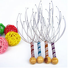 Octopus Head Massager Scalp Massager Relaxation Relief Body Massager Remove Muscle Tension Tiredness Metal Head Relax Massager