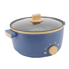 800W Electric Cooker 2.5L 3 Speed Control Single Layer Electric Pot Multifunctional Cooker Home Kitchen Cookware