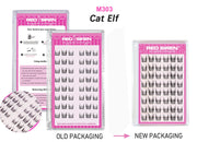 Self Adhesive Bottom Lashes No Glue Needed Reusable Under Eyelash Korean / Makeup DIY Individual Manga Lash Clusters