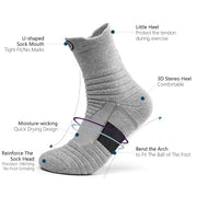 Breathable Basketball Socks Outdoor Cycling Socks Sports Socks Protect Feet Wicking Bike Running Football Sport Socks Men Socks