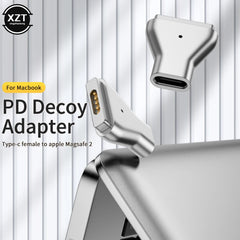 New T-head adapter type c female to magsafe2 adapter zinc alloy for Apple laptop High Quality