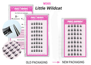 Self Adhesive Bottom Lashes No Glue Needed Reusable Under Eyelash Korean / Makeup DIY Individual Manga Lash Clusters