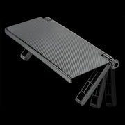 Adjustable Top Storage Shelf Convenient Rectangle Plastic Home Storage Rack Solid Color Television Stand Television