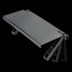 Adjustable Top Storage Shelf Convenient Rectangle Plastic Home Storage Rack Solid Color Television Stand Television