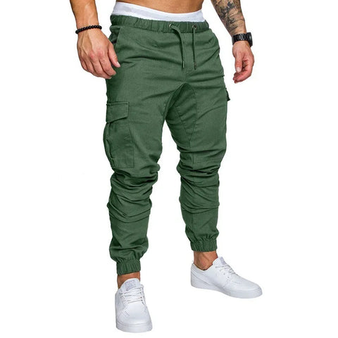 Summer Military Tactical Cargo Pants Casual Trousers Men Wear-resisting Multi-Pockets Quick Dry Outdoor Hiking Work Trousers Men