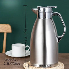 SUS304 stainless steel Roman kettle Vacuum insulated kettle Coffee kettle Household kettle Large capacity teapot camping kettle