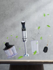 BioloMix 5 in 1 Immersion Hand Blender,1500W Blender with 304 Stainless Steel Blade,Food Processor,Smoothies Puree Baby Food