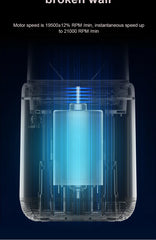 Portable Juicer Cup Smoothie Blender 6 Blade Blender Bottle  Household Fruit Juicer Cup USB Rechargeable Juicer Kitchen Tool