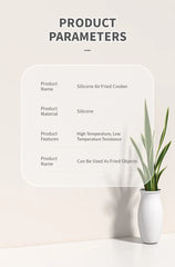 Non-stick Rectangular Air Fryer Basket Easy Clean Air Fryer Silicone Pot Air Fryer Basket Suitable for Air Fryer