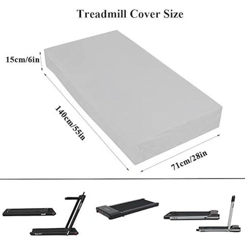 Treadmill Cover Oxford Dust Cloth Protective Cover for Undercounter Treadmill Cover Suitable for Home and Office Treadmills