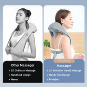 Foreverlily Neck And Back Massager Neck And Shoulder Massager Trapezius Massager Electric Neck Massager