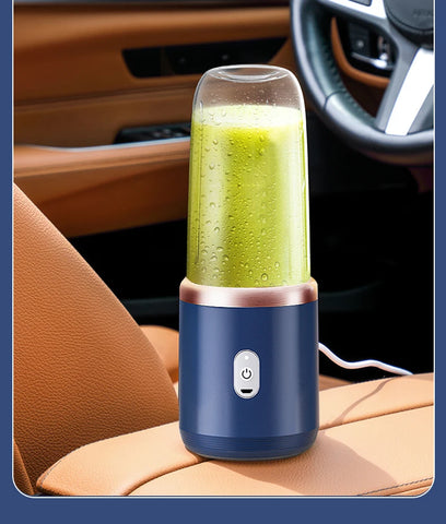 Portable Juicer Cup Smoothie Blender 6 Blade Blender Bottle  Household Fruit Juicer Cup USB Rechargeable Juicer Kitchen Tool