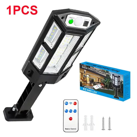 10000W Outdoor Solar Lamp Ultra Powerful Solar Outdoor Lights 320° Wide Range Lighting Brightness Adjustable Street Spotlights