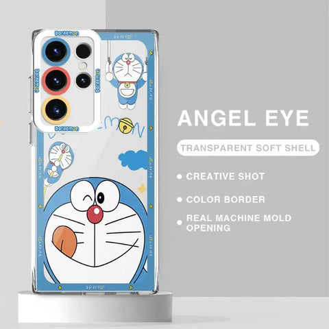 Anime Doraemon Phone Case for Samsung Galaxy S24 Ultra S21 S20 FE S23 FE S10 S22 Plus Note 20 Ultra 10 Cover