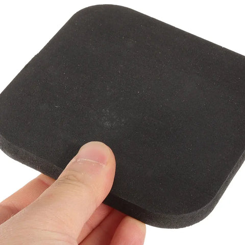 4 Pcs Shock Absorbing Pad Treadmill Mat Exercise Equipment Mat Rubber Gym Flooring Pads Under Treadmill Workout Pads Yoga Mats