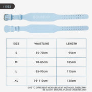1PC GOUNOD Matt PU Sports Belt Fitness Squat Deadlift Weightlifting Belt Fitness Protection