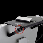 Adjustable Top Storage Shelf Convenient Rectangle Plastic Home Storage Rack Solid Color Television Stand Television