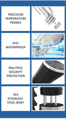 Wancle 1100W Sous Vide Cooker LCD Touch Immersion Circulator Accurate Cooking IPX7 Waterproof Vacuum Cooker with Digital Display
