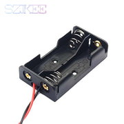 AA Battery Case AA Battery Box 1/2/3/4 Slot AA Battery Holder 14500 AA Storage Box DIY With Leads Series Connection