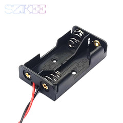 AA Battery Case AA Battery Box 1/2/3/4 Slot AA Battery Holder 14500 AA Storage Box DIY With Leads Series Connection