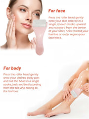 Ice Face Roller Massager Facial Lifting Massager Body Handheld Rolling Massager Wrinkle Remover Massager Skin Care Beauty Tools