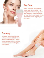 Ice Face Roller Massager Facial Lifting Massager Body Handheld Rolling Massager Wrinkle Remover Massager Skin Care Beauty Tools