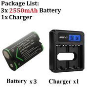 2550mah battery For Xbox One For Xbox One X / Xbox One S / Xbox One Elite Wireless controller battery for Xbox gamepads