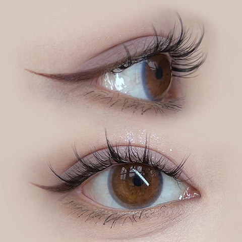 Lashtalk DIY Airy Cloudy Little Devil Manga Anime False Lashes Eyelash Extensions 3D Natural Dense Volume Mix11-13mm Makeup Tool