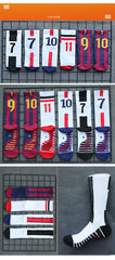 Professional soccer socks Training socks Star number football socks sports socks Men's socks Football socks Middle tube socks