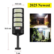10000W Outdoor Solar Lamp Ultra Powerful Solar Outdoor Lights 320° Wide Range Lighting Brightness Adjustable Street Spotlights