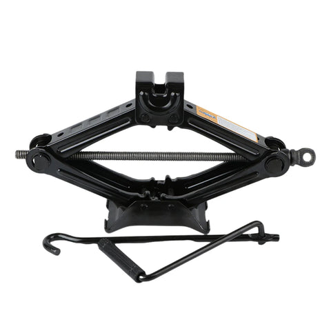 2T Manual Car Jack Foldable Handle Scissor Jack Heavy Duty Quick Lift 100-390mm Car Truck General Thick Steel Plate Repair Tool