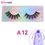 Wholesale 3D Mink Lashes Natural Wispy False Eyelashes Makeup Beauty Lashes in Bulk Volume Cilia Set