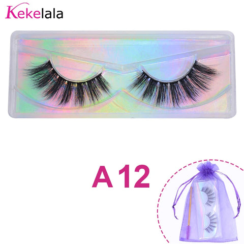 Wholesale 3D Mink Lashes Natural Wispy False Eyelashes Makeup Beauty Lashes in Bulk Volume Cilia Set