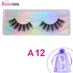 Wholesale 3D Mink Lashes Natural Wispy False Eyelashes Makeup Beauty Lashes in Bulk Volume Cilia Set