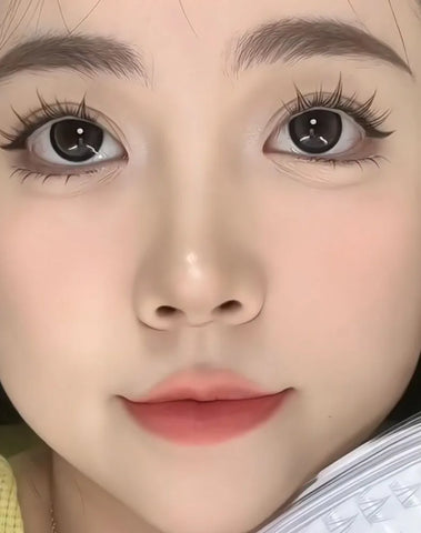 Fashion South Korean Girl Group False Eyelashes Natural Curling Comic Novice Single Cluster Section Lashes makeup beauty tool