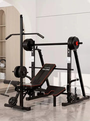 Men's Fitness Equipment, Multifunctional Weightlifting Bed Supplies, Foldable Bench Press, Household Weightlifting Machine